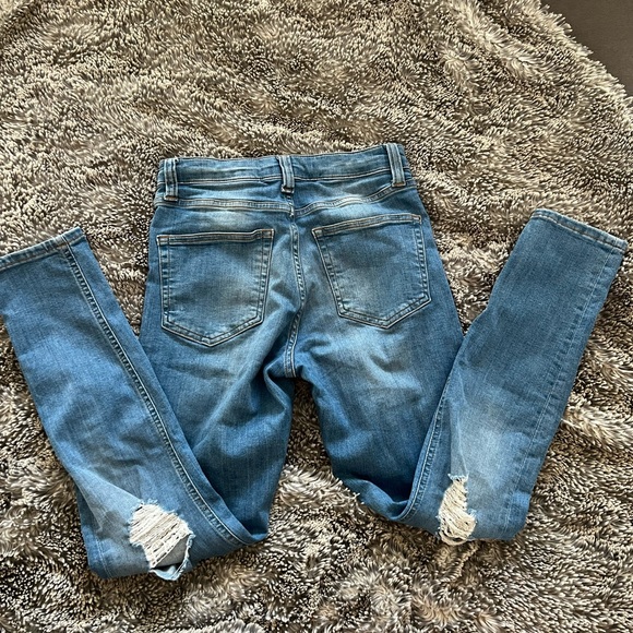 Topshop Jamie jeans light wash W26 L28 - Picture 2 of 5